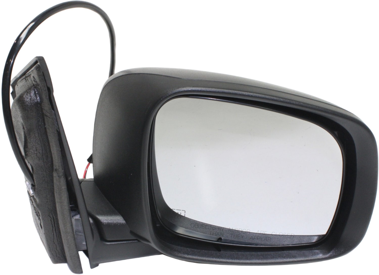 Right (Passenger) Side Mirror for Dodge Grand Caravan 2008-2020, Chrysler Town & Country 2008-2016, Power Operated, Manual Folding, Heated, Textured, with One Touch Feature, Replacement