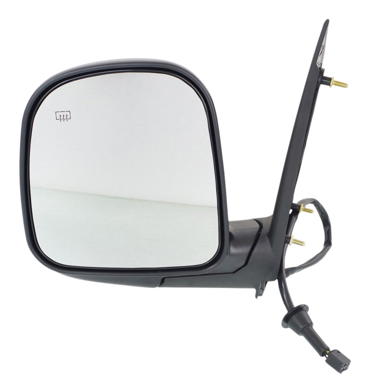 Power Mirror for GMC Express/Savana Van 1996-2002, Left (Driver), Non-Towing, Manual Folding, Heated, Paintable, Replacement
