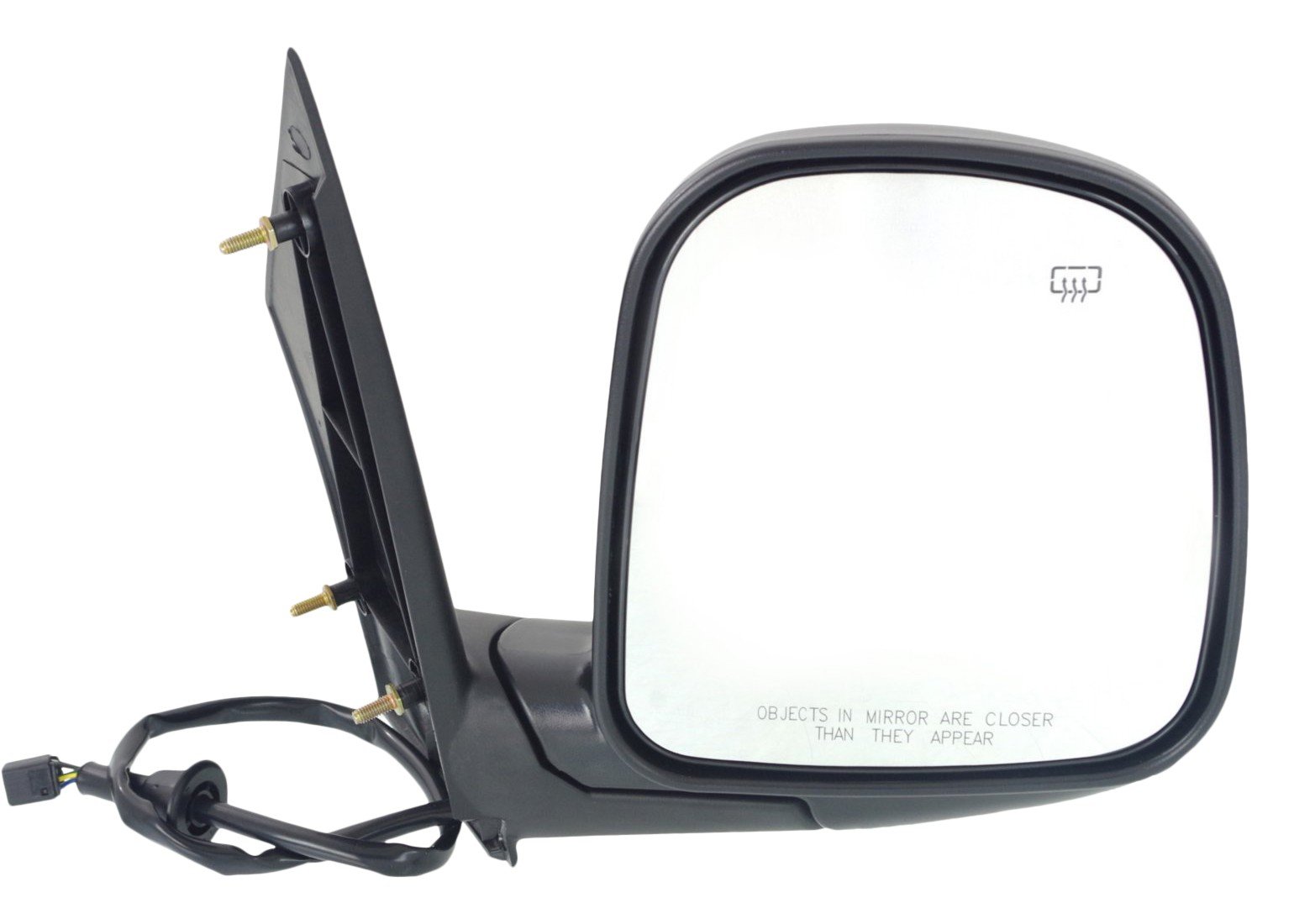 Power Mirror for GMC Express/Savana Van 1996-2002, Right (Passenger), Non-Towing, Manual Folding, Heated, Paintable, Replacement