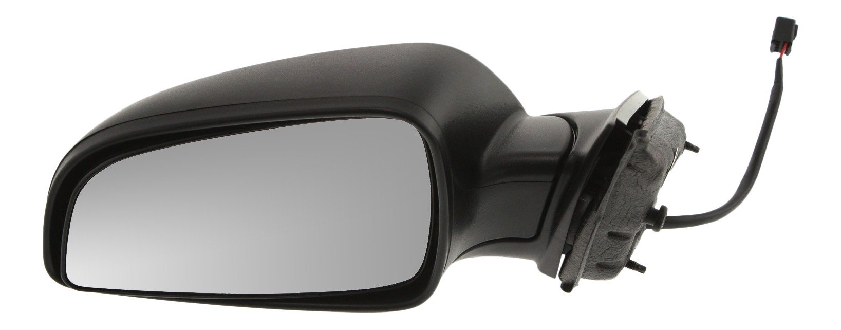 Power Mirror for Chevrolet Malibu LS Model 2008-2012, Left (Driver) Side, Manual Folding, Non-Heated, Textured, Replacement