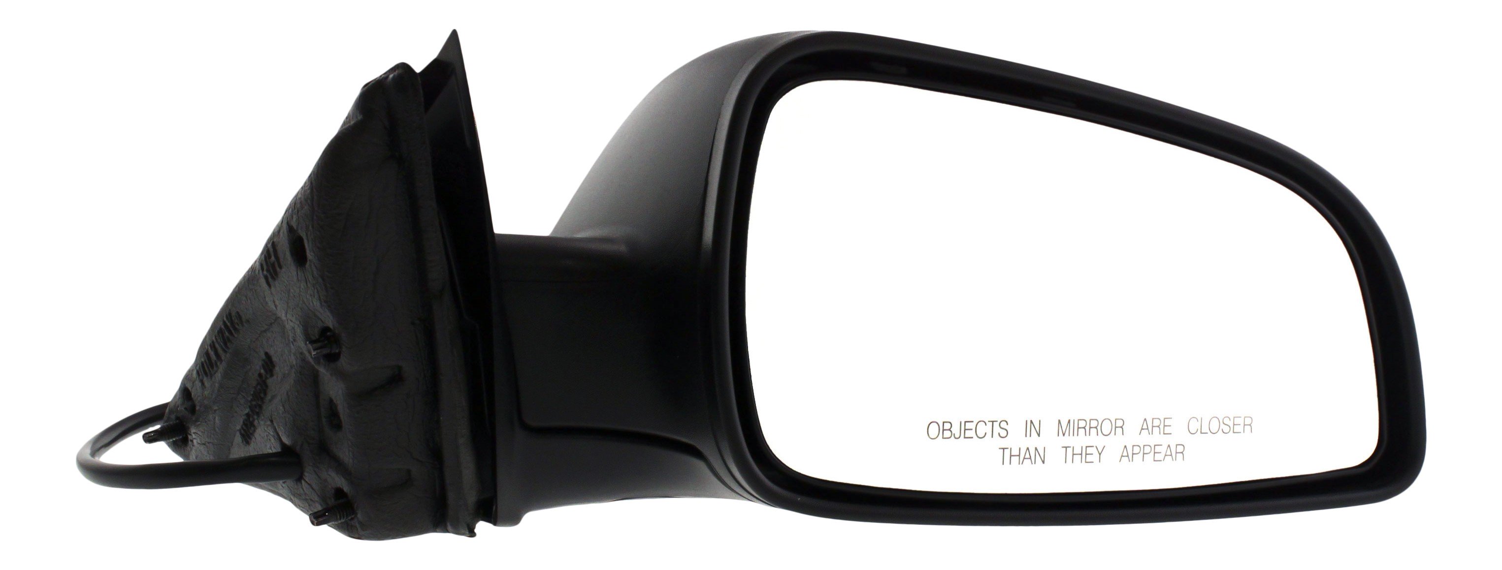 Power Mirror for Chevrolet Malibu LS Model 2008-2012, Right (Passenger), Manual Folding, Non-Heated, Textured, Replacement