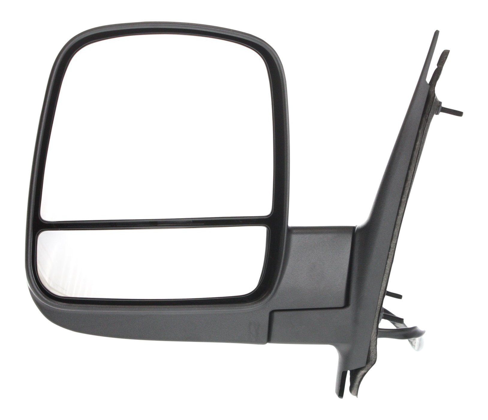 Power Mirror for Chevrolet Express/GMC Savana Van 2008-2023, Left (Driver), Non-Towing, Manual Folding, Heated, Textured, Standard Type, without Signal Light, Replacement