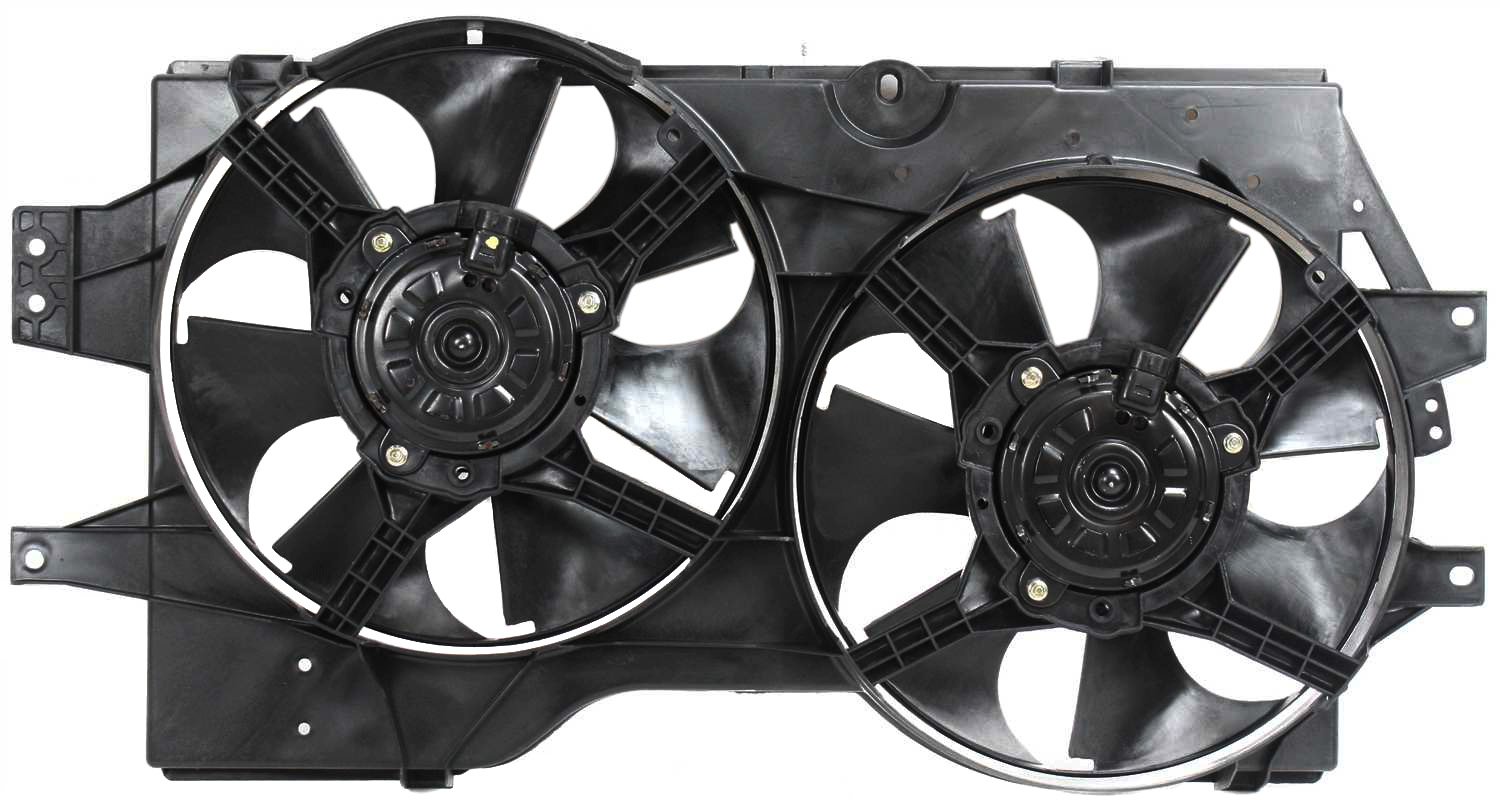 Radiator Fan Shroud Assembly for Dodge Caravan 1996-2000, Replacement