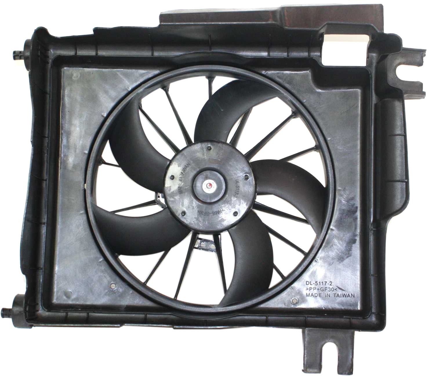 A/C Fan Shroud Assembly for 2002-2008 RAM 1500, 2004-2007 3500 Gas, Replacement