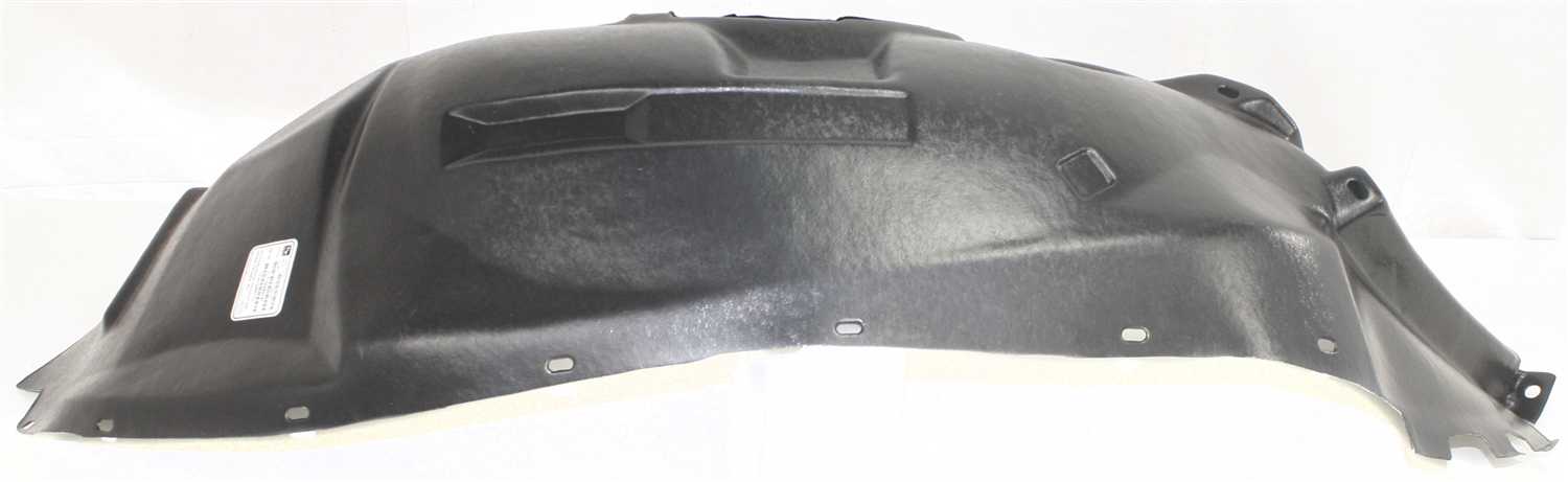 Front Fender Liner for Dodge Dakota 1997-2004, Right (Passenger) Side, Replacement