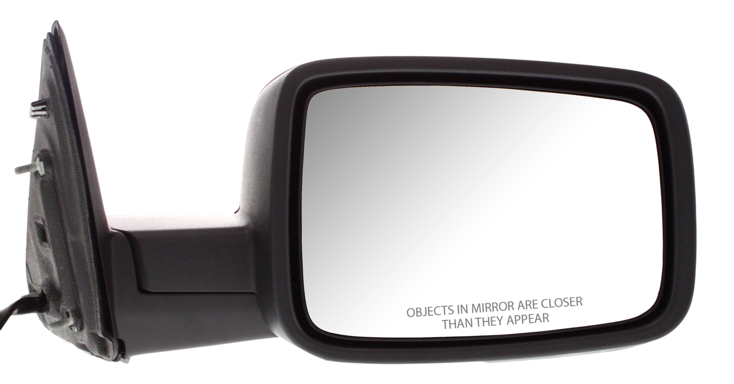 Mirror for DODGE FULL SIZE P/U 2009-2012, Right (Passenger), Non-Towing, Power, Manual Folding, Heated, Textured, with Puddle and Signal Lights, without Memory, Replacement