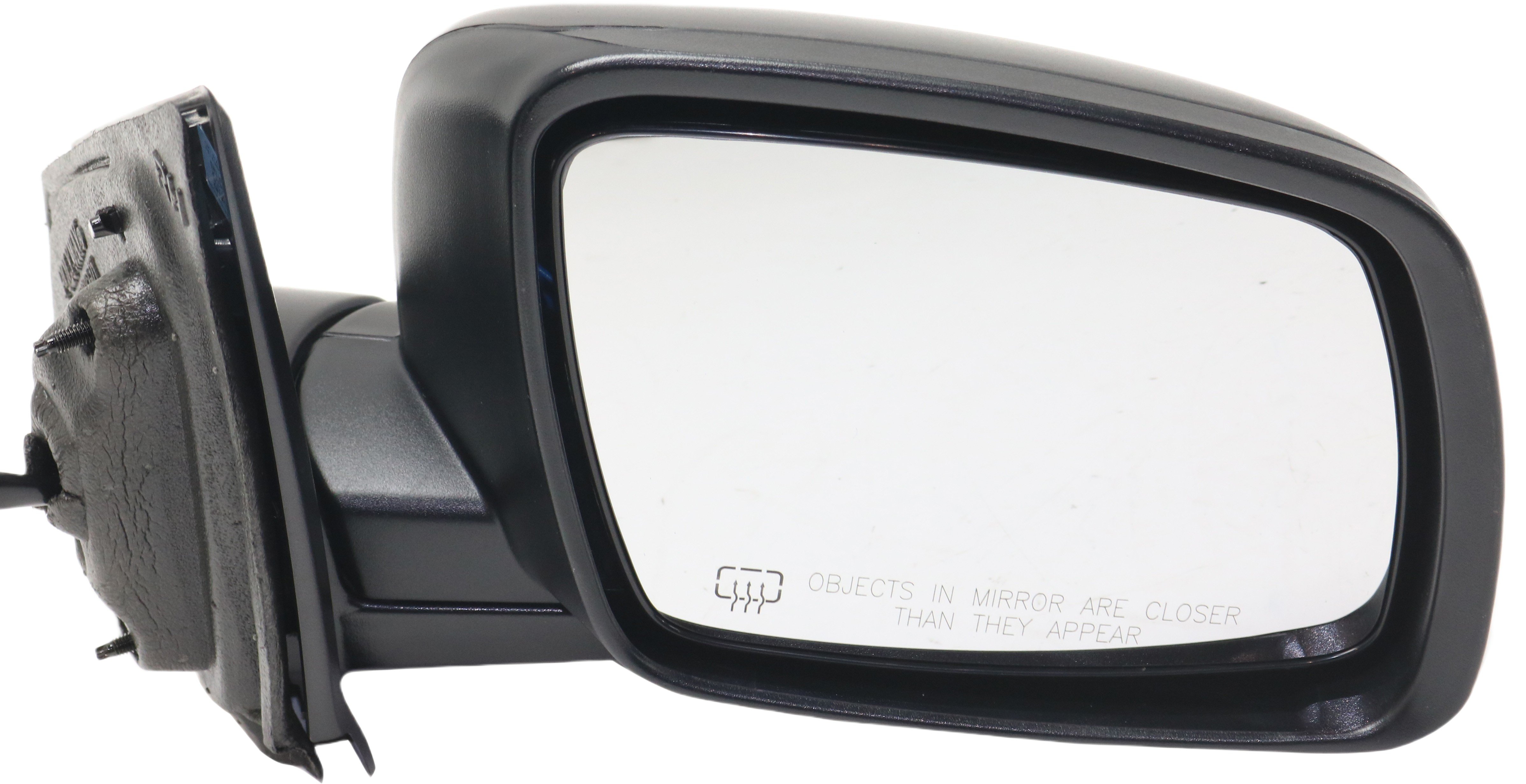 Power Heated Textured Mirror for Dodge Journey 2016-2020, Right (Passenger), Manual Folding, Replacement
