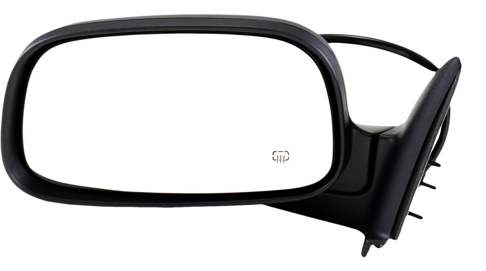 Power Mirror for Dodge Dakota 2001-2004, Left (Driver), Manual Folding, Heated, Textured, Without Auto Dimming, Blind Spot Detection, Memory, Signal Light, Replacement