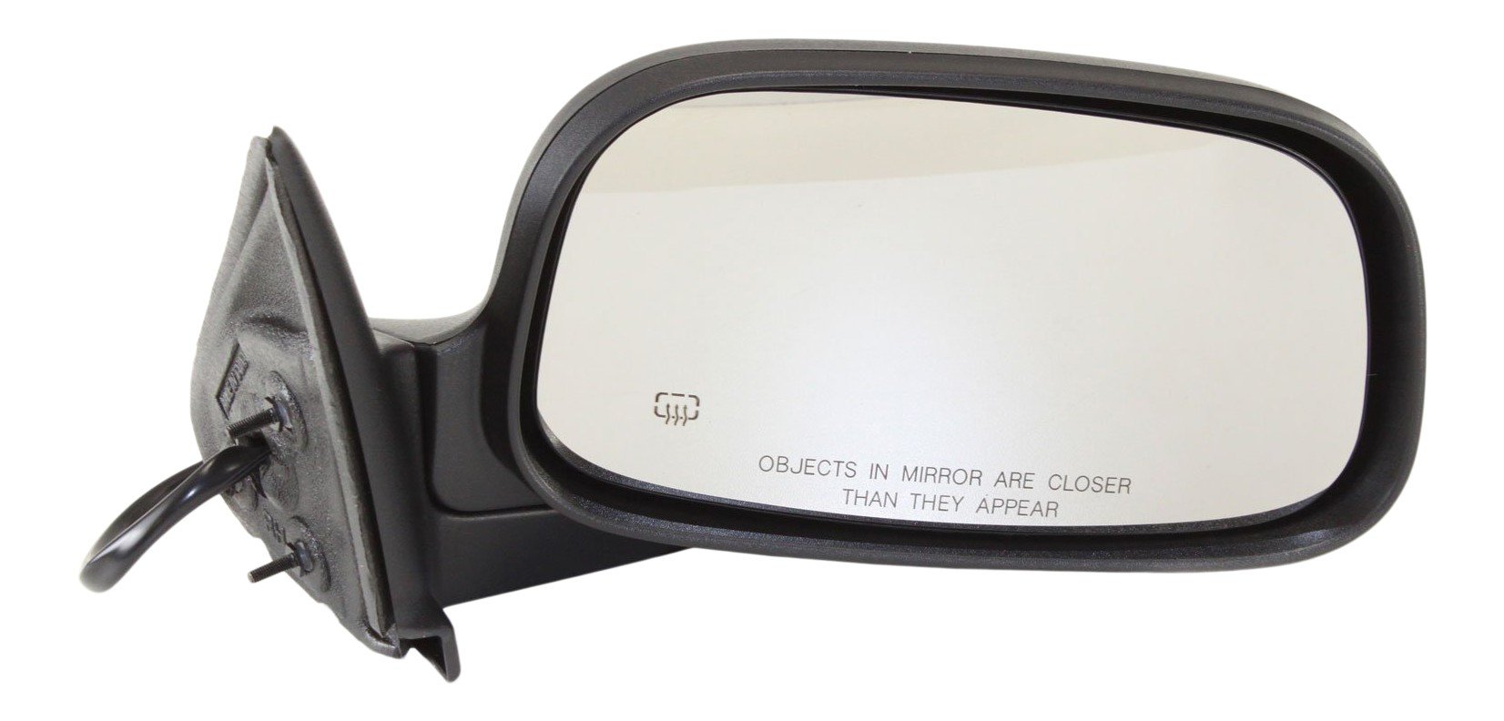 Power Mirror for Dodge Dakota 2001-2004, Right (Passenger), Manual Folding, Heated, Textured, without Auto Dimming, Blind Spot Detection, Memory, and Signal Light, Replacement