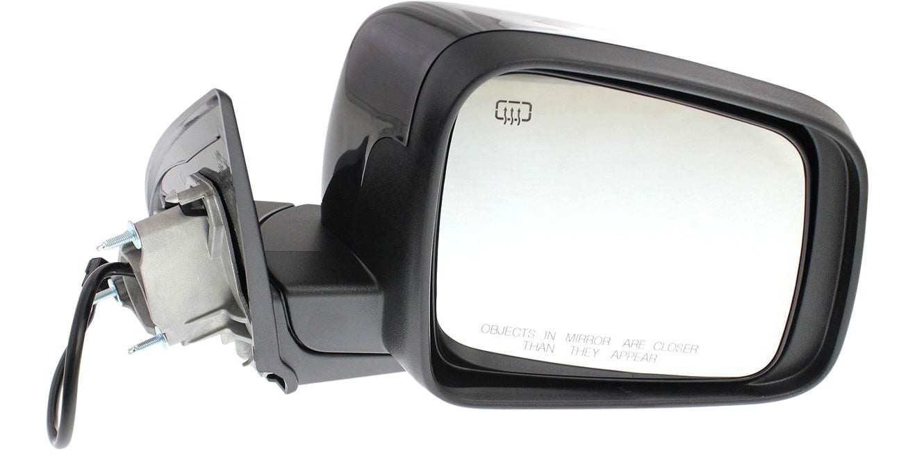 Power Mirror for Dodge Durango 2011-2018, Right (Passenger), Manual Folding, Heated, Paintable, without Auto Dimming, Blind Spot Detection, Memory, and Signal Light, Replacement