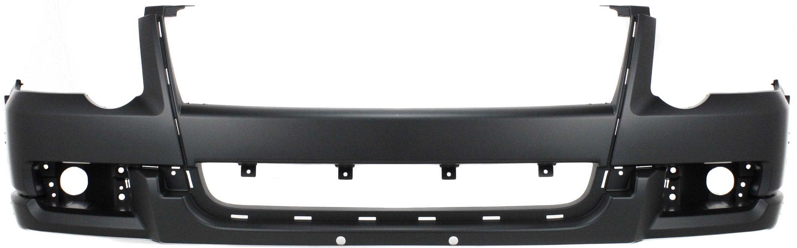 Upper Front Bumper Cover for Ford Explorer 2006-2010, Primed (Ready to Paint), for Eddie Bauer/XLT Models, Replacement (CAPA Certified)