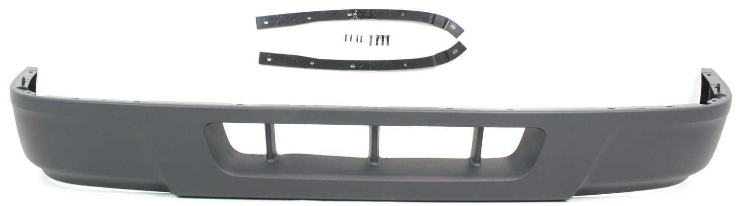 Front Lower Valance for Ford Ranger 2004-2005, Textured Plastic Panel without Fog Light Holes, 2WD (Two-Wheel Drive), Excluding STX Model, Replacement