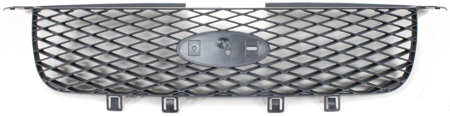 Grille Insert for Ford Freestyle 2005-2007, Dark Gray Plastic Shell and Insert, Replacement