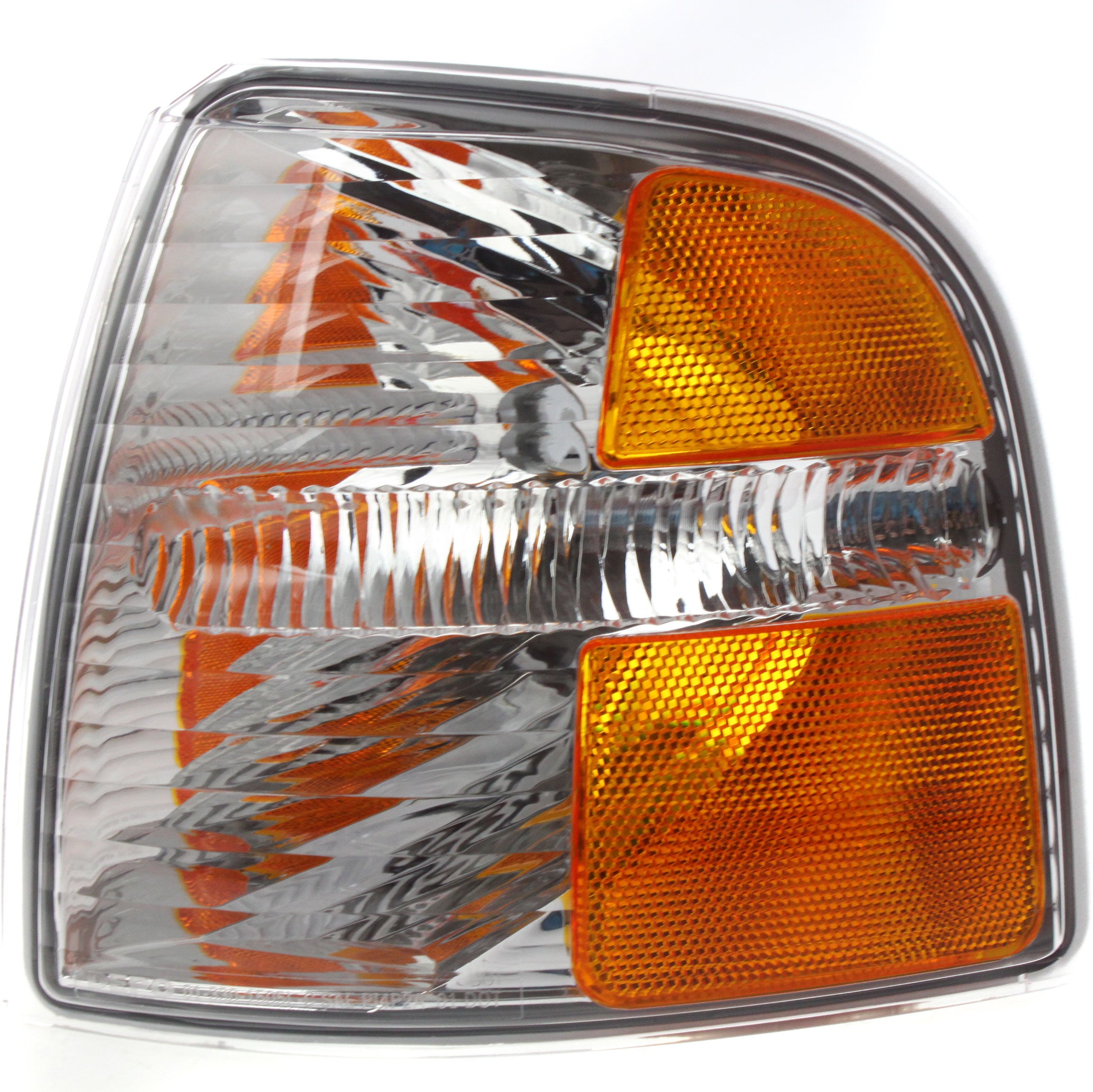 Corner Light for Ford Explorer 2004-2005, Left (Driver) Side, Lens and Housing, Park/Signal Light, From 3-4-2004, Replacement