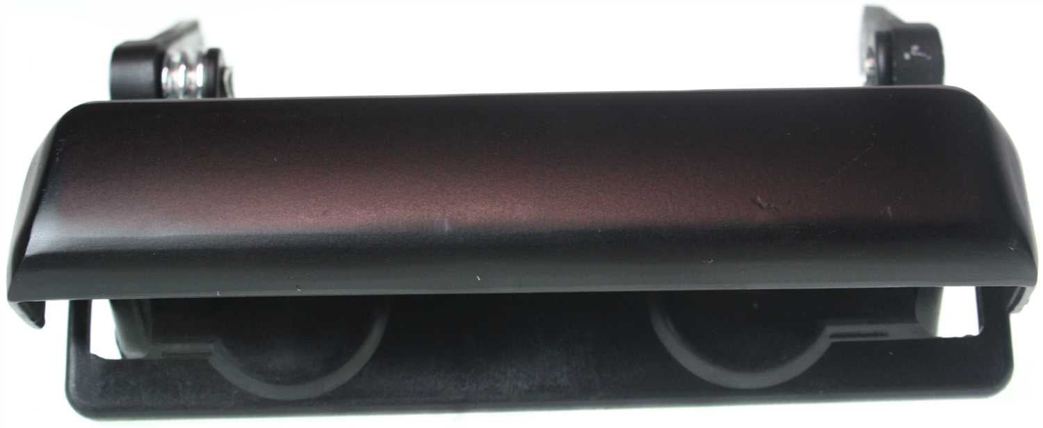 Tailgate Handle for Ford F-150 1992-1996, F-250 1992-1996, Mazda Pickup 1994-2010, Smooth Black Metal, Replacement