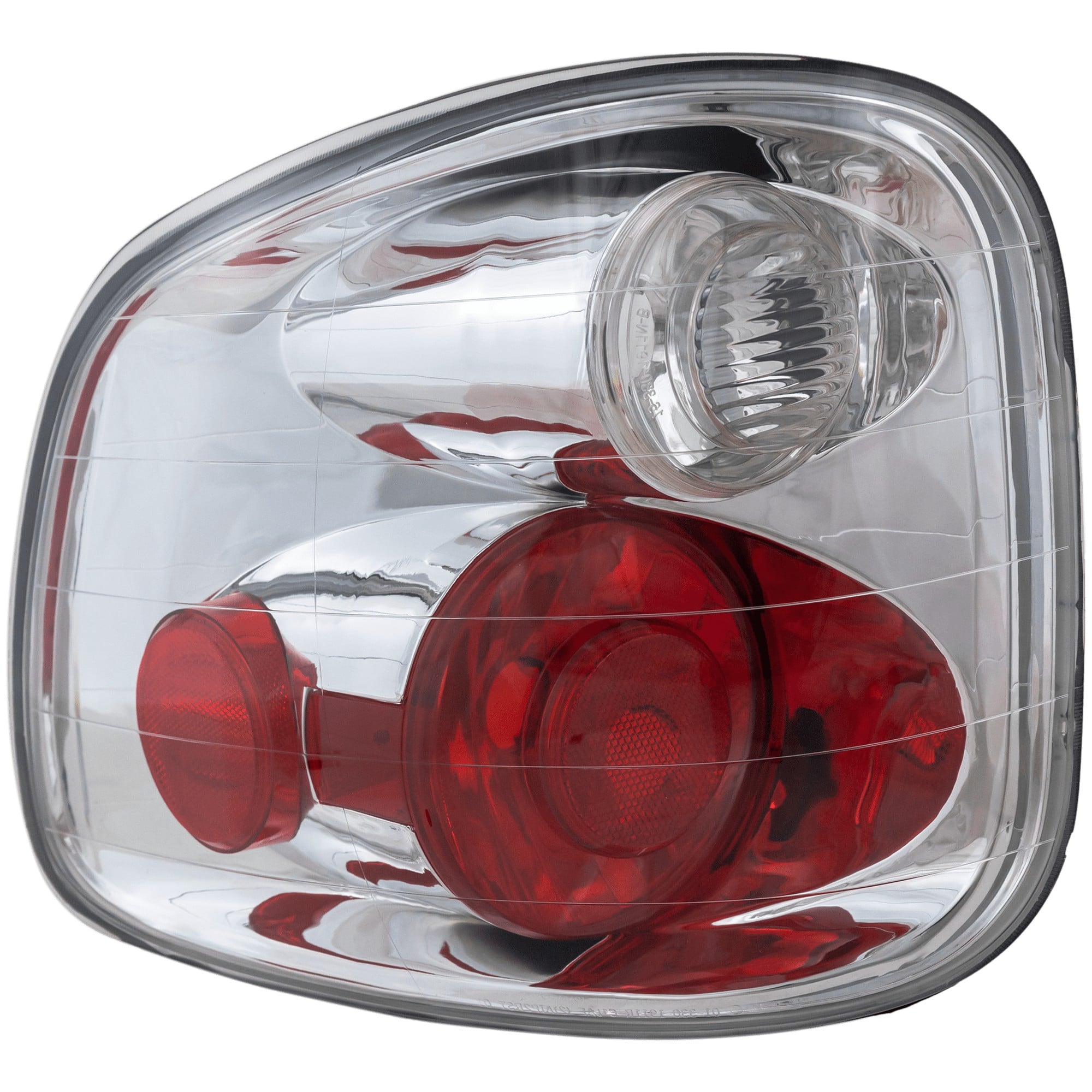 Tail Light Lens and Housing for 2001-2004 Ford F-150, Flareside, Regular/Super Cab, with Lightning Model, Left (Driver) Side, Replacement