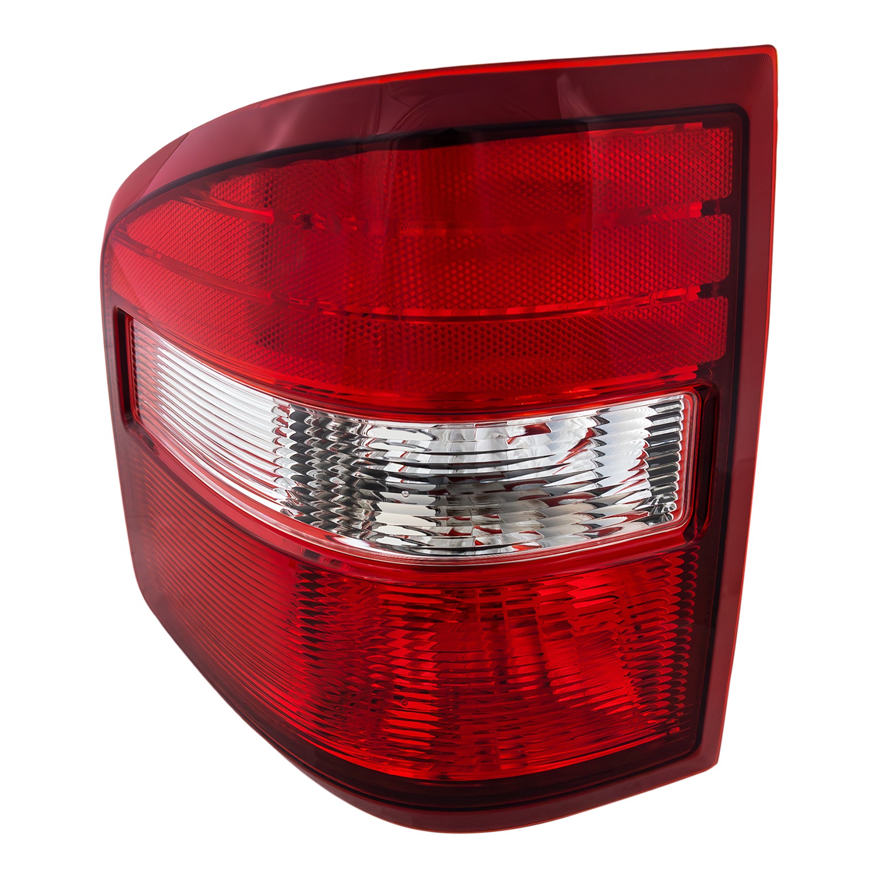 Tail Light for Ford F-150 2004-2009, Left (Driver) Side, Lens and Housing, Halogen, Flareside, New Body Style, Replacement