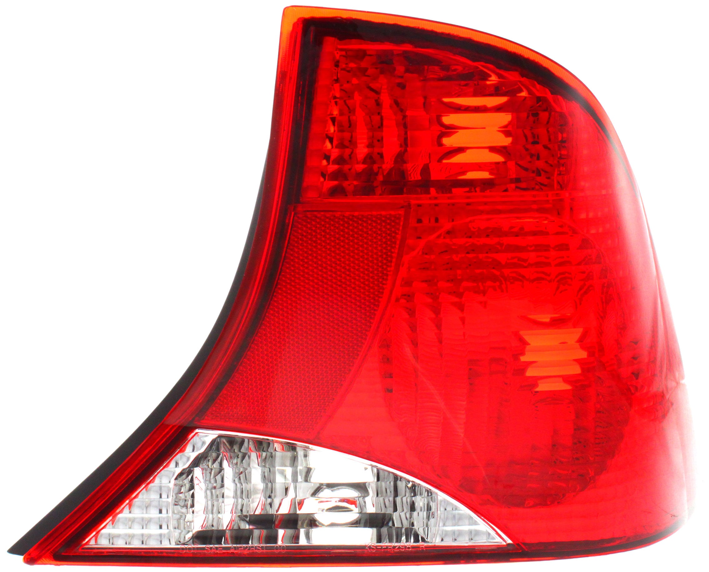 Tail Light for 2003-2004 Ford Focus, Right (Passenger) Side, Lens and Housing, Black Interior, 4-Door, Sedan, Replacement