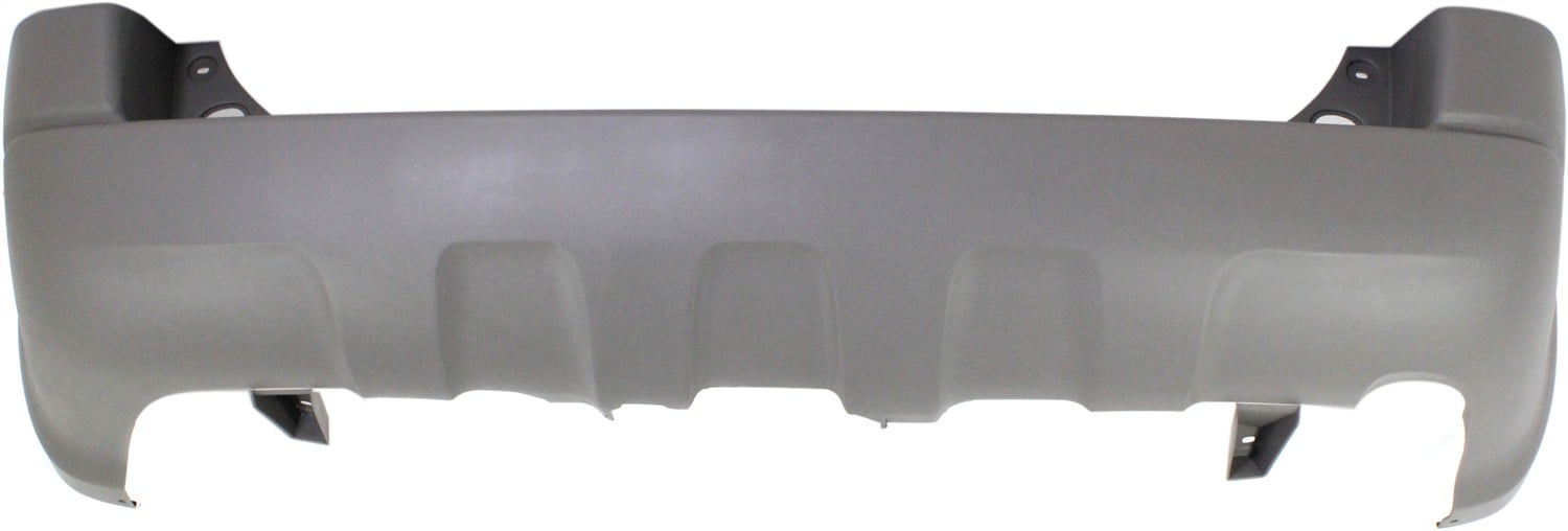 Rear Bumper Cover for 2001-2004 Ford Escape XLS/XLT Models with Fender Flares, Textured Titanium Finish, Replacement