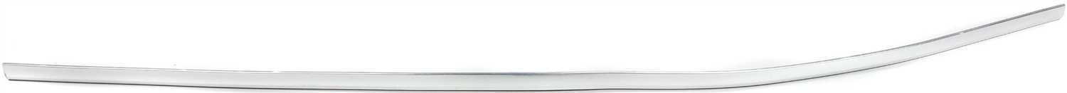 Rear Bumper Molding for Ford Grand Marquis 1998-2003, Right (Passenger) = Left (Driver), Chrome, Plastic, Replacement