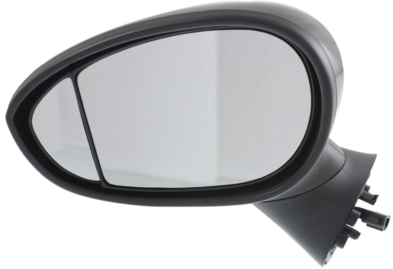 Power Mirror for FIAT 500 Hatchback (2012-2018), Left (Driver), Manual Folding, Heated, Paintable, Type 1, Replacement