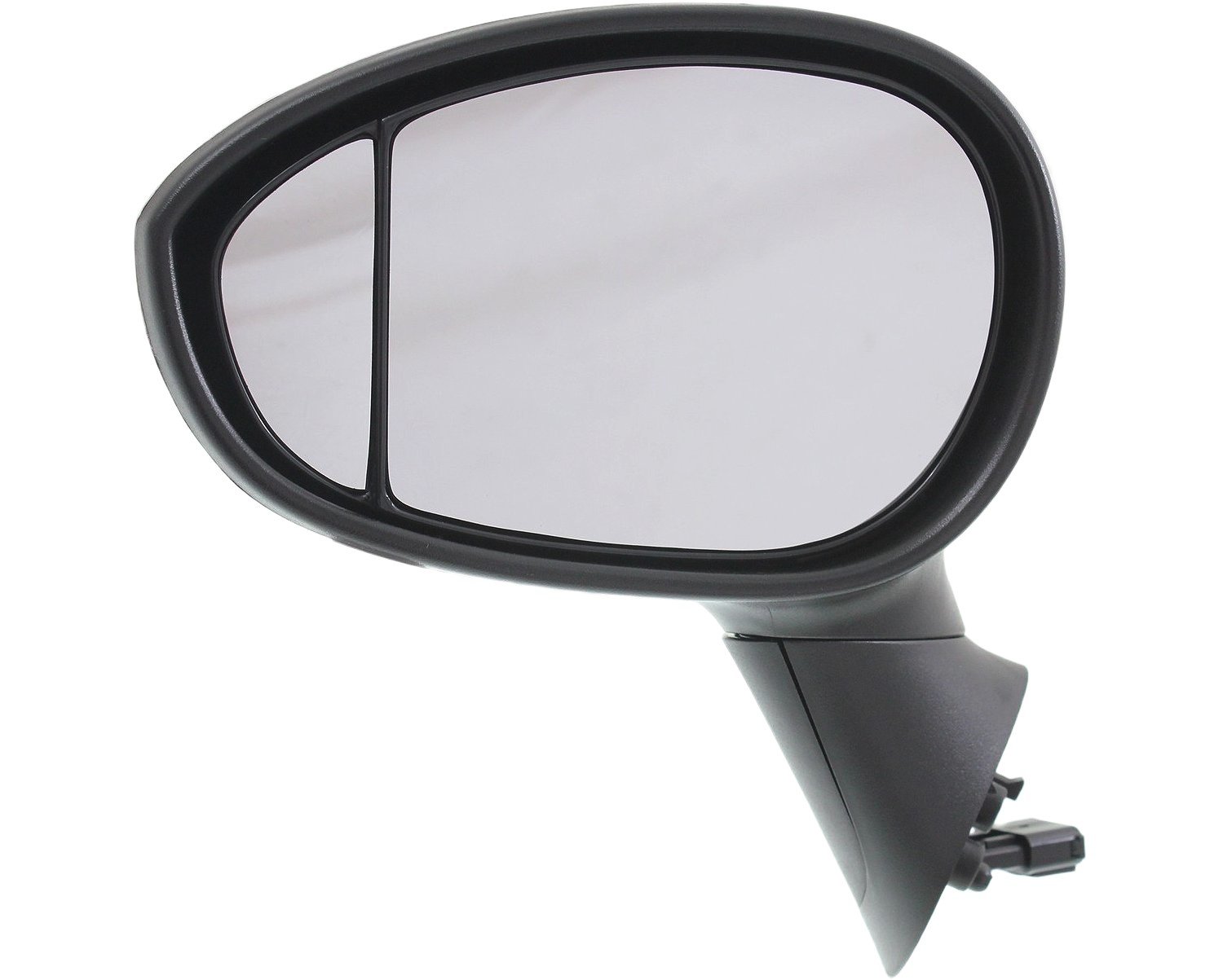 Power Mirror for FIAT 500 Hatchback 2012-2018, Left (Driver), Manual Folding, Heated, Chrome, Type 1, Replacement