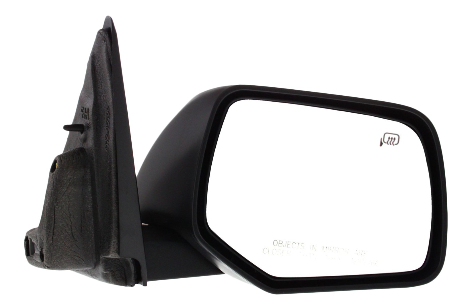 Power Mirror for Ford Escape 2008-2012, Right (Passenger), Manual Folding, Heated, Paintable, without Auto Dimming, Blind Spot Detection, Memory, and Signal Light, Replacement