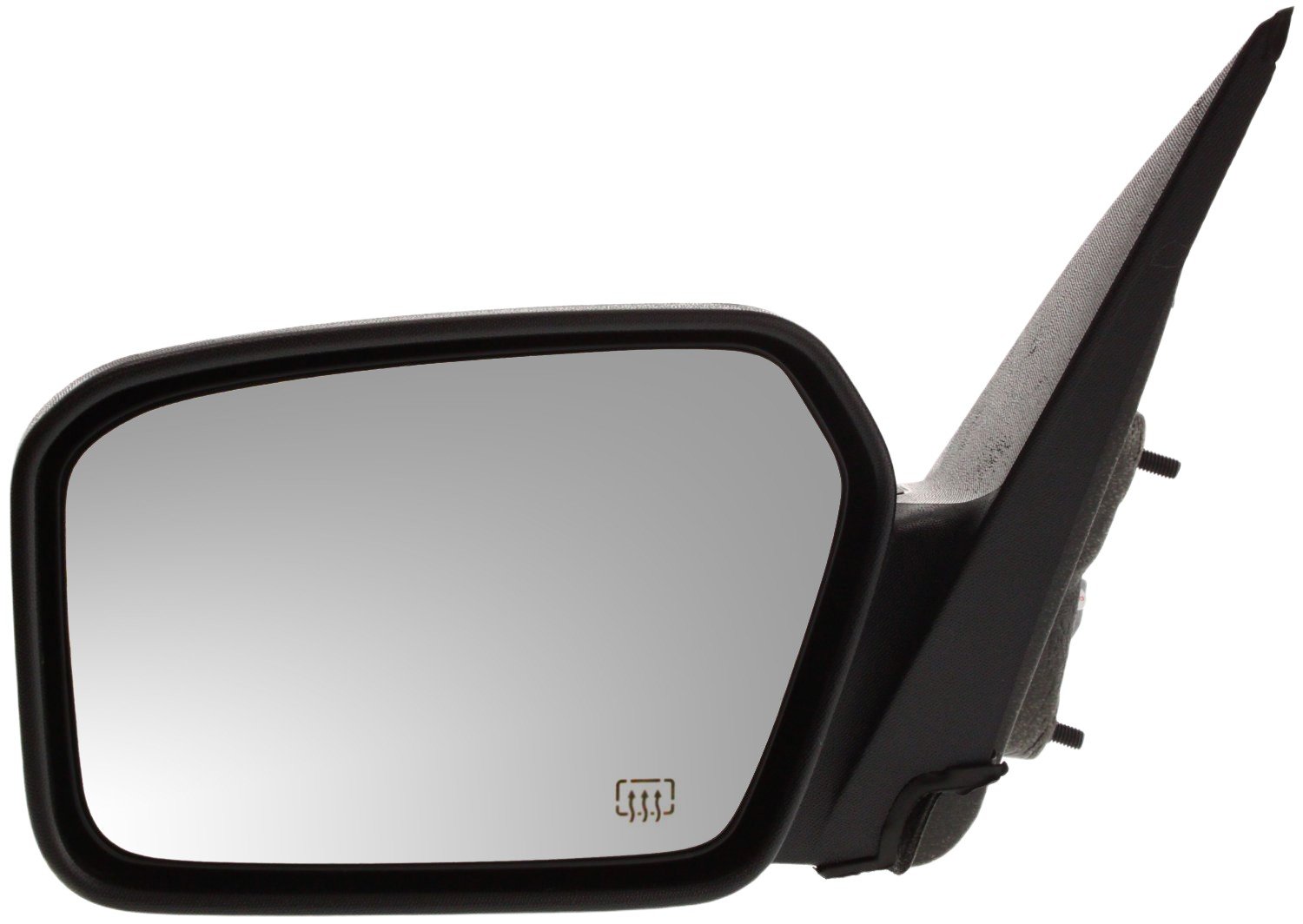 Power Mirror for 2006-2010 Ford Fusion and 2006-2009 Mercury Milan, Left (Driver), Non-Folding, Heated, Paintable/Textured, 2 Caps without Puddle Light, Excludes Hybrid Model, Replacement