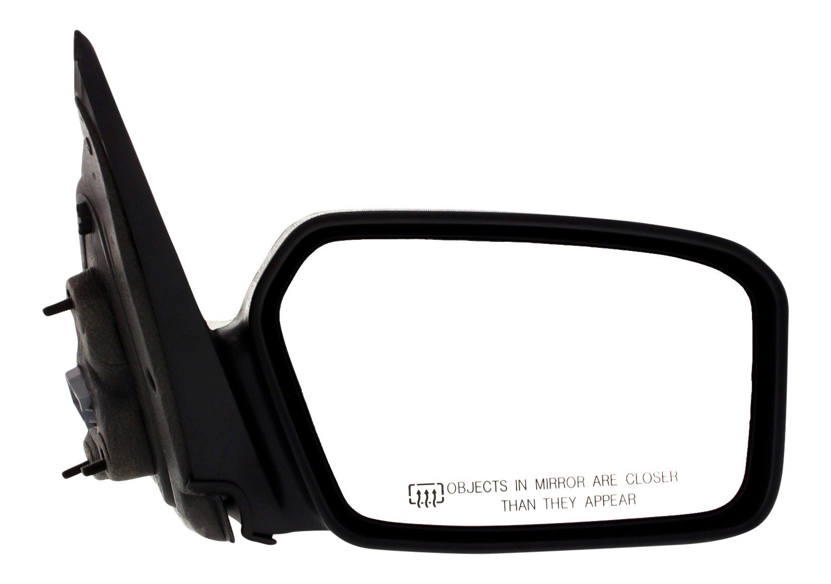 Power Mirror for Ford Fusion 2006-2010/Mercury Milan 2006-2009, Right (Passenger), Non-Folding, Heated, Paintable/Textured, 2 Caps, without Puddle Light, Excludes Hybrid Model, Replacement