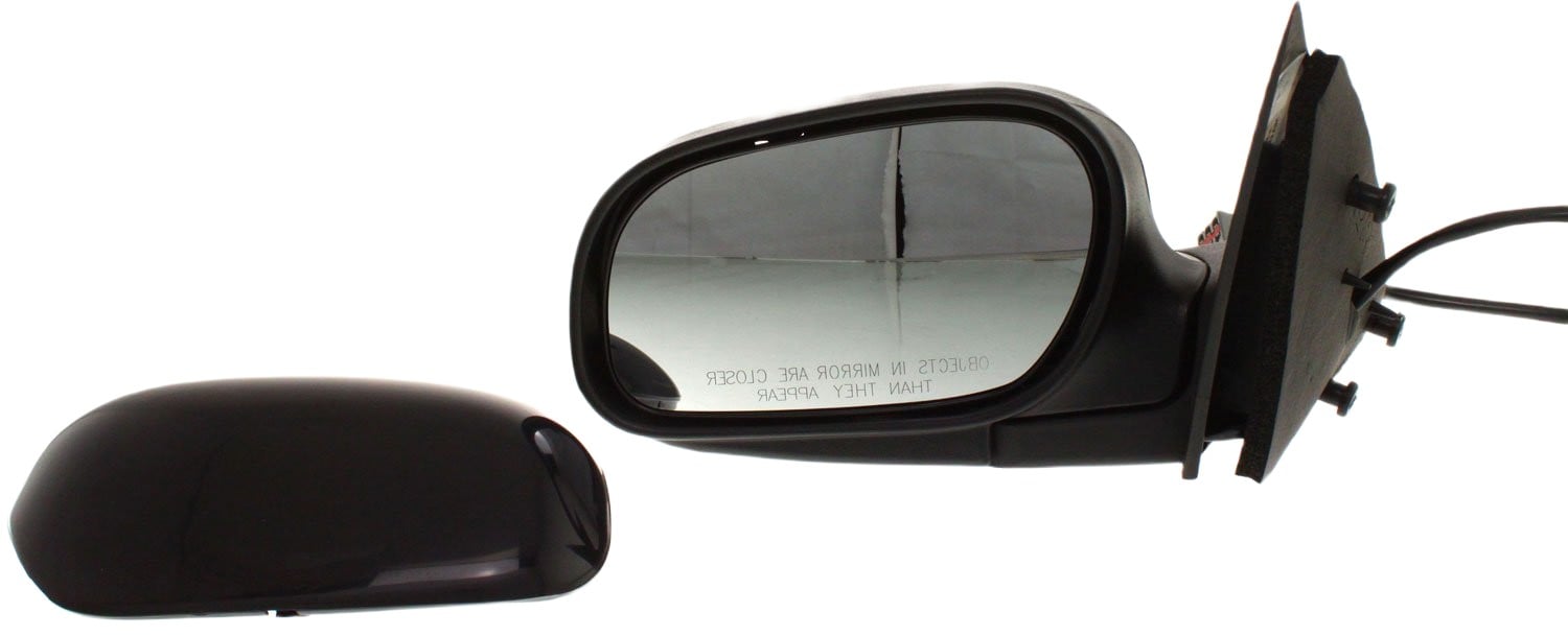 Power Mirror for 2009-2011 Ford Crown Victoria/Grand Marquis, Left (Driver), Manual Folding, Heated, Paintable, without Auto Dimming, Blind Spot Detection, Memory, with Signal Light, Replacement