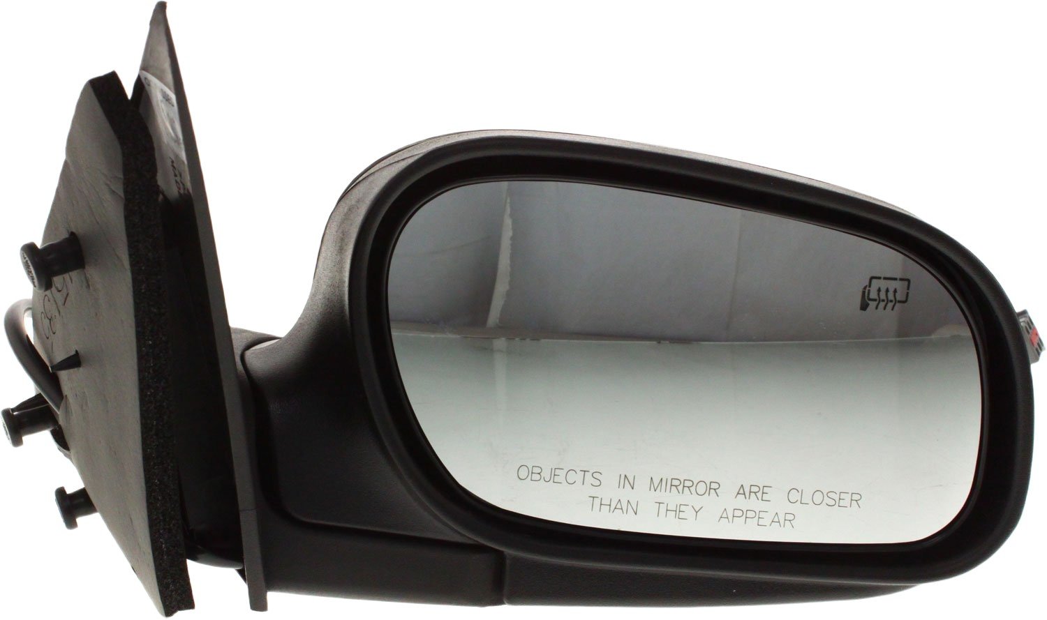 Power Mirror for Ford Crown Victoria/Grand Marquis 2009-2011, Right (Passenger), Manual Folding, Heated, Paintable, without Auto Dimming, Blind Spot Detection, Memory, with Signal Light, Replacement
