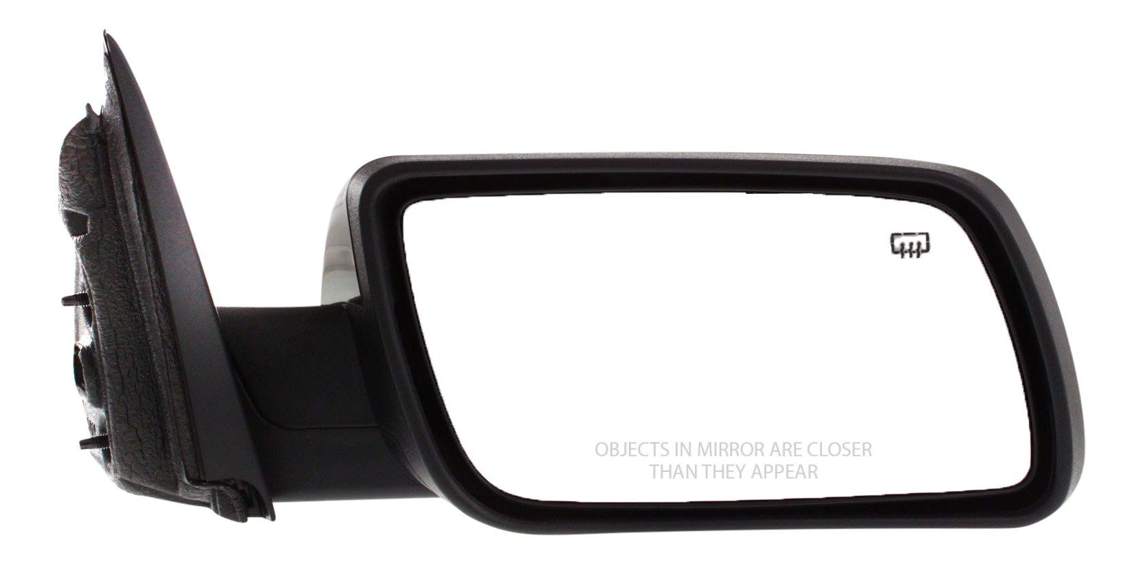 Power Mirror for Ford Flex 2009-2012, Right (Passenger), Manual Folding, Heated, Paintable, without Memory and Puddle Light, Replacement