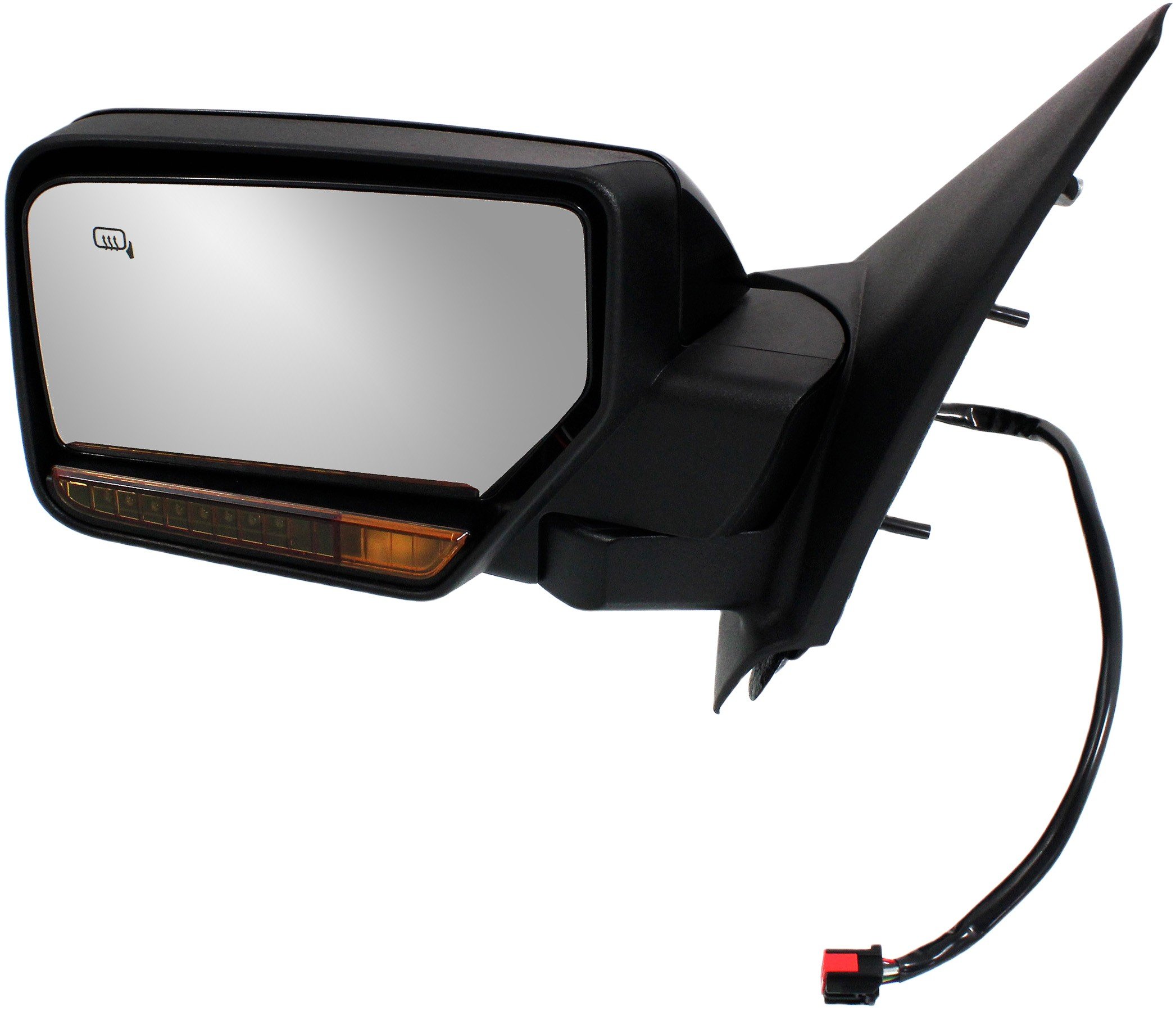 Power Mirror for Ford Expedition/Lincoln Navigator 2009-2010, Left (Driver), Non-Towing, Power Folding, Heated, Paintable, with In-housing Signal Light and Memory, without Auto Dimming and Blind Spot Detection, Replacement