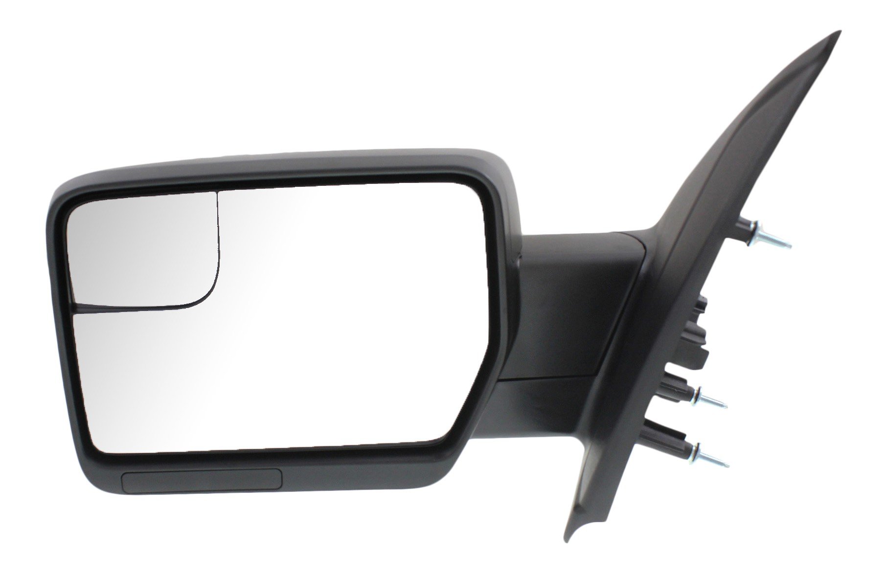 Power Mirror for Ford F-150 2011-2014, Left (Driver), Non-Towing, Manual Folding, Non-Heated, Paintable, with Blind Spot Glass, without Memory, Puddle and Signal Light, Replacement