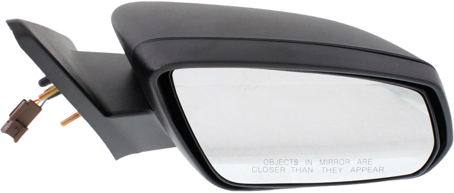 Right (Passenger) Power Mirror for Ford Mustang 2010-2010, Non-Folding, Non-Heated, Paintable, Textured, with 2 Caps, Replacement