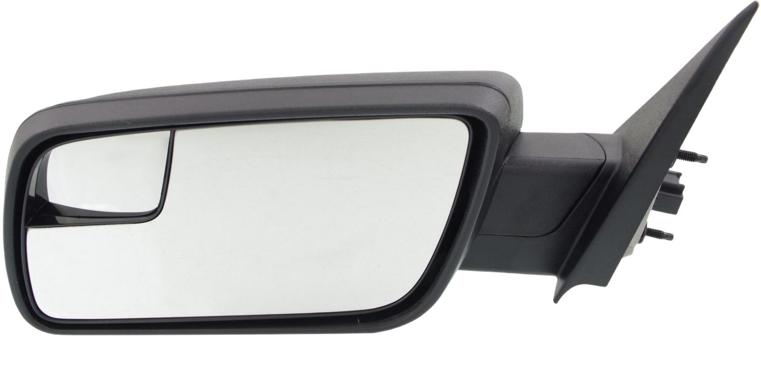Power Mirror for Ford Flex 2013-2019, Left (Driver) Side, Manual Folding, Non-Heated, Textured, Replacement