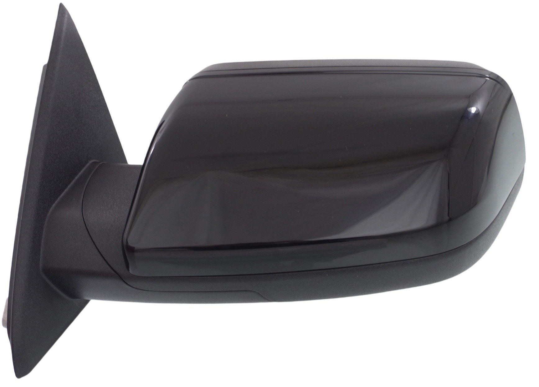 Power Mirror for Ford Flex 2013-2019, Left (Driver), Manual Folding, Heated, Paintable, Without Signal Light and Puddle Light, Replacement
