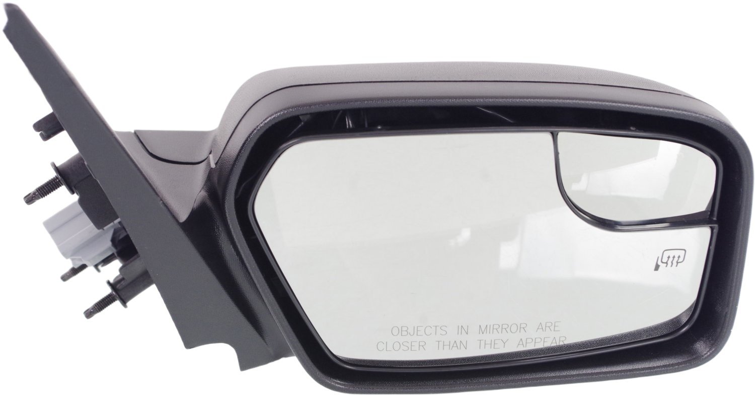 Power Mirror for Ford Fusion 2011-2012, Right (Passenger), Non-Folding, Heated, Textured, with Blind Spot Glass and Puddle Light, Replacement