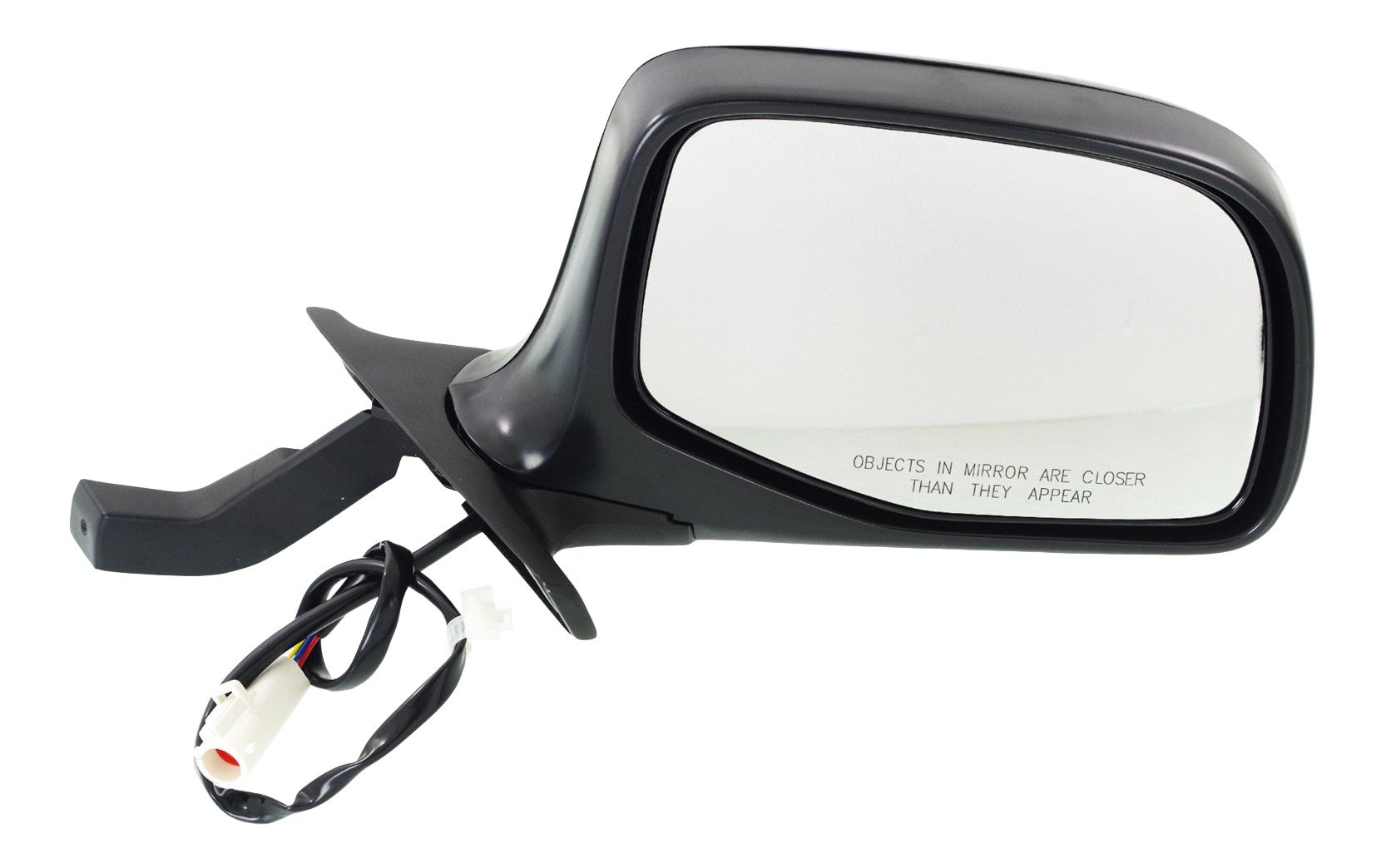 Power Mirror for Ford F-Series 1992-1997, Chrome, Right (Passenger), Non-Towing, Manual Folding, Non-Heated, Paddle Style, without Lightning Model and Performance Package, Replacement