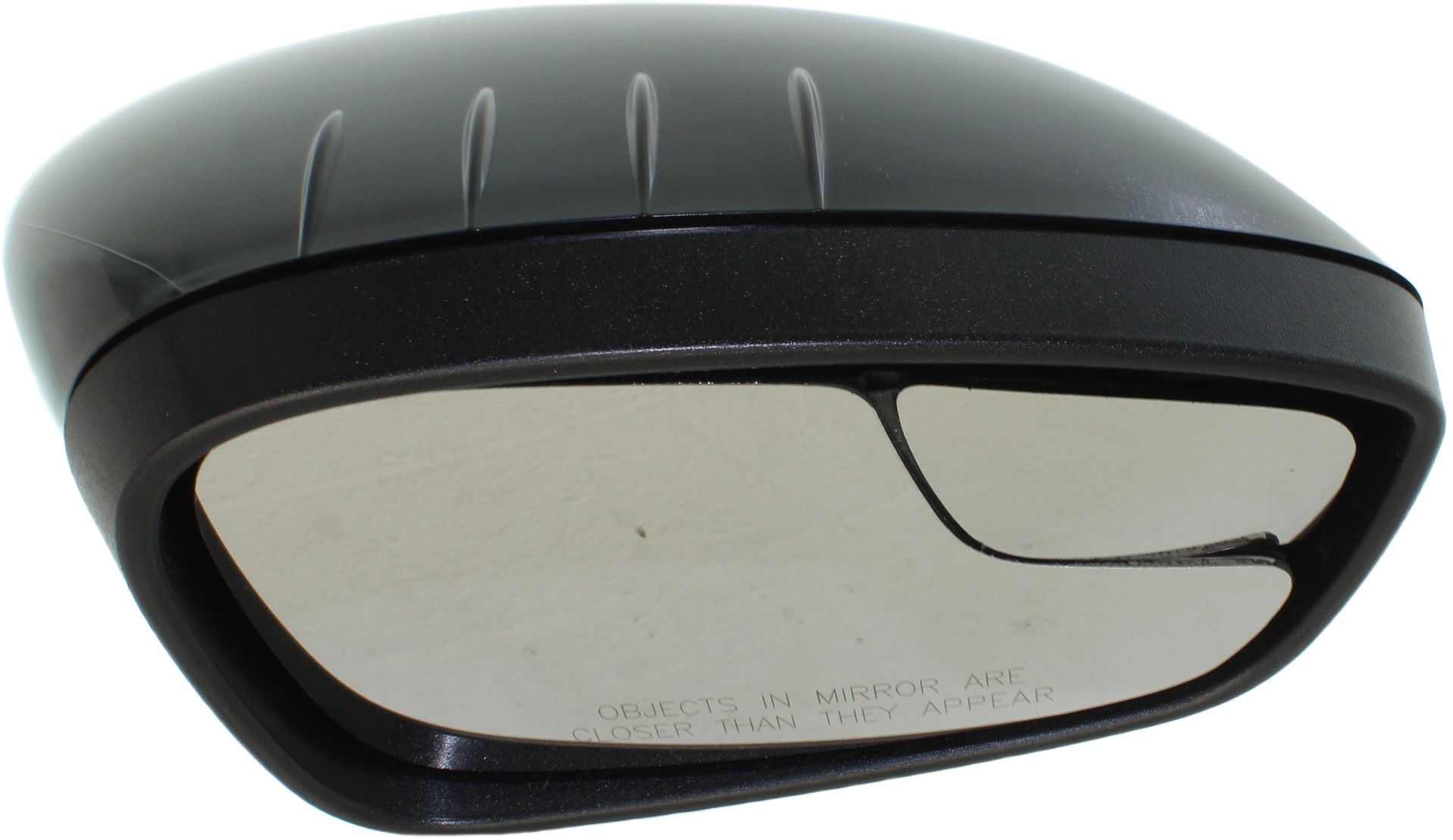 Power Mirror for Ford Fiesta 2011-2019, Right (Passenger), Manual Folding, Non-Heated, Paintable, with Blind Spot Glass, without Signal Light, Excludes ST Model, Replacement