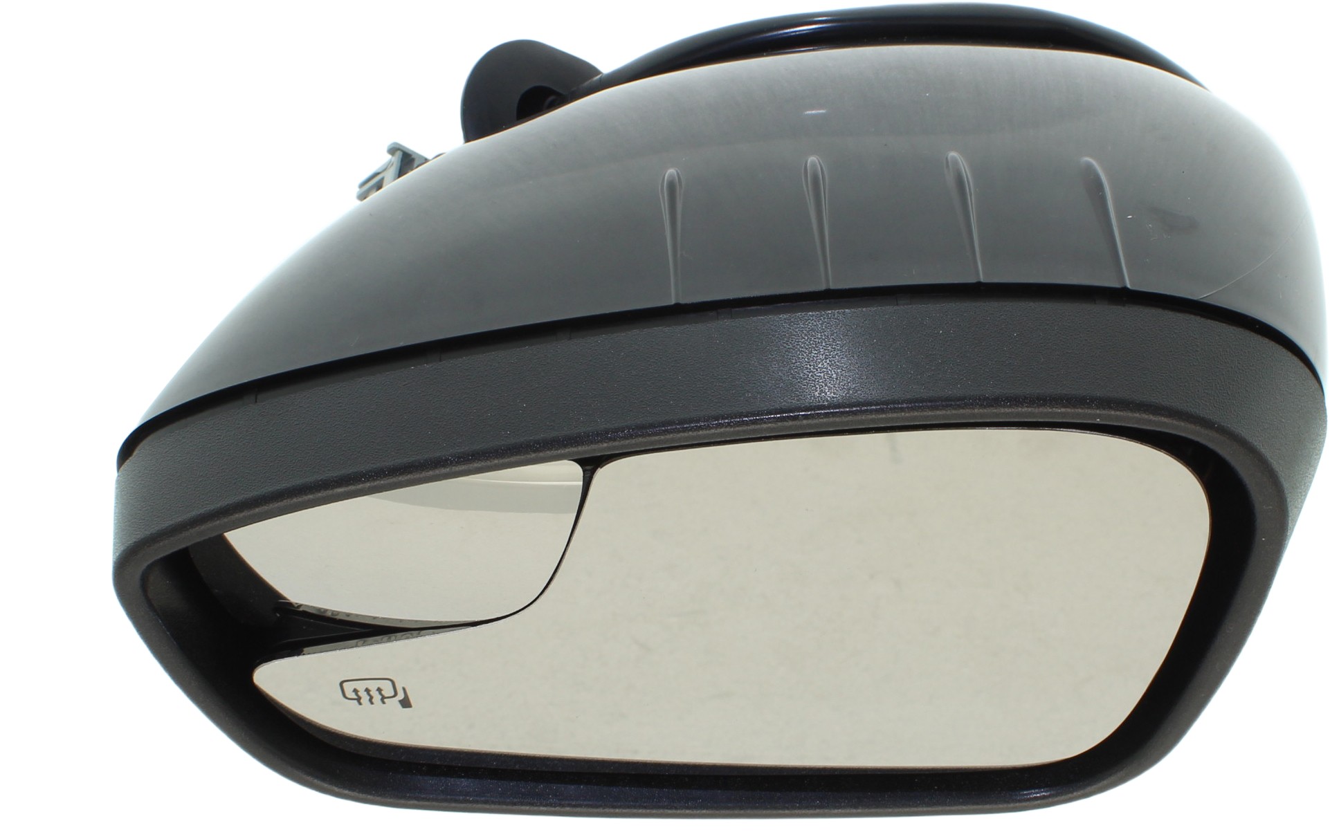 Power Mirror for Ford Fiesta 2011-2013, Left (Driver) Side, Manual Folding, Heated, Paintable, with Blind Spot Glass, without Signal Light, Hatchback/Sedan, Replacement