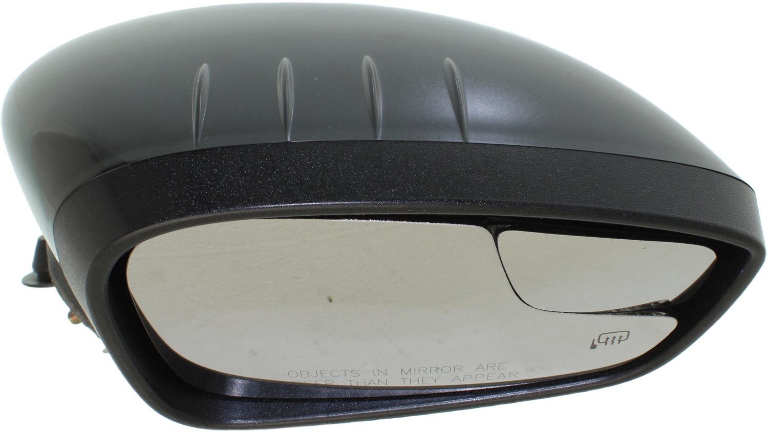 Power Mirror for 2011 Ford Fiesta Right (Passenger), Manual Folding, Heated, Paintable with Blind Spot Glass and Signal Light, Hatchback/Sedan, to January 12, 2011, Replacement