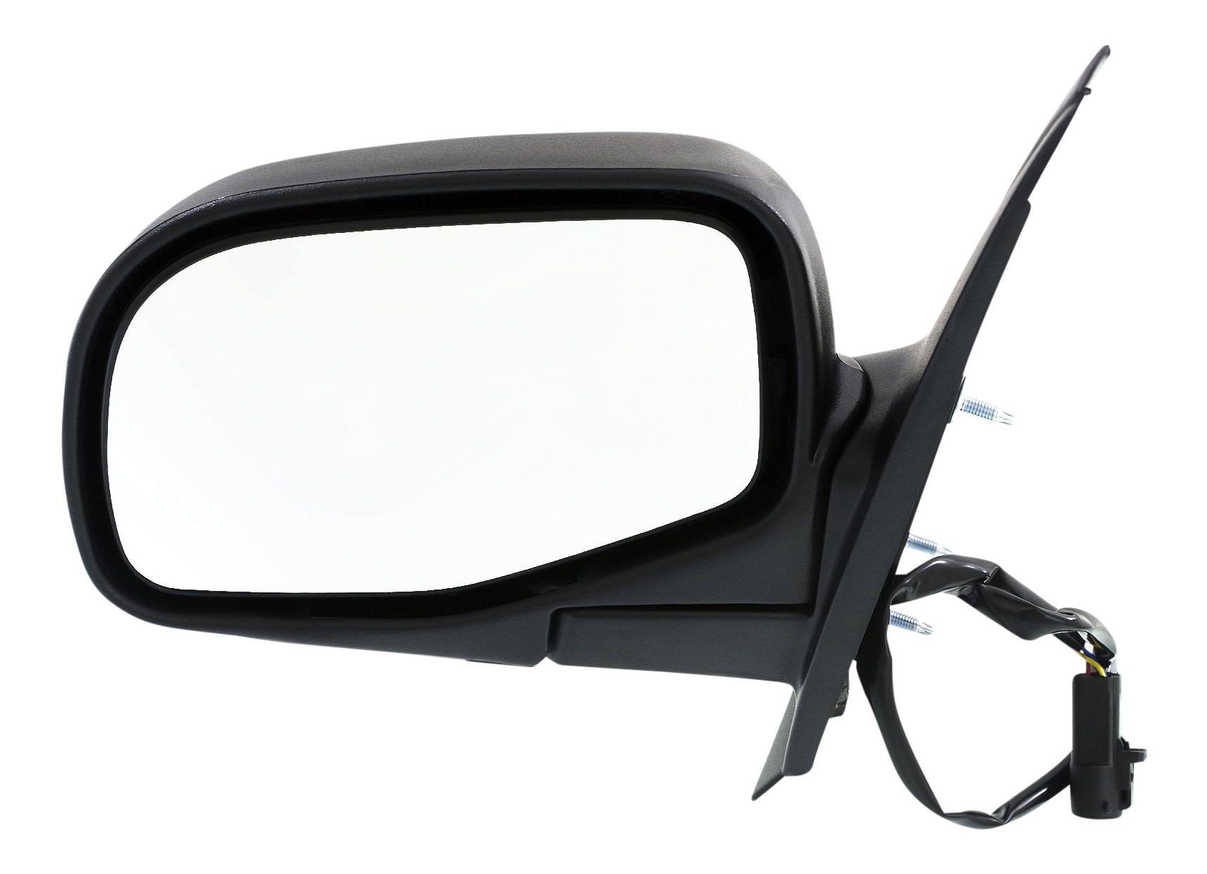 Power Mirror for Ford Explorer 1995-2001/Explorer Sport 2001-2003, Left (Driver), Manual Folding, Non-Heated, Textured, 5-Wires, without Auto Dimming, BSD, Memory, and Signal Light, Replacement