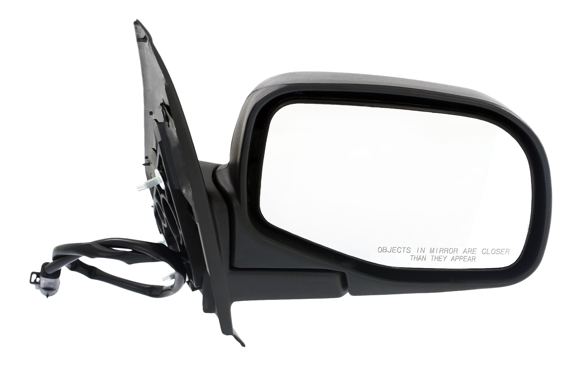 Power Mirror for Ford Explorer 1995-2001/Explorer Sport 2001-2003, Right (Passenger), Manual Folding, Non-Heated, Textured, 5-Wire, w/o Auto Dimming, w/o Blind Spot Detection, w/o Memory, w/o Signal Light, Replacement