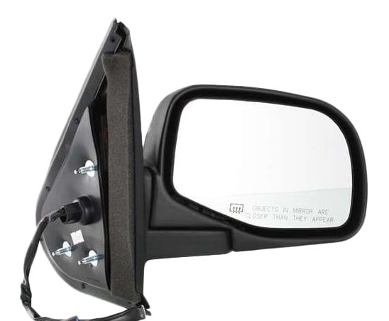 Power Mirror for Ford Explorer 1995-2001, Right (Passenger), Manual Folding, Heated, Textured, Without Puddle Light, Replacement