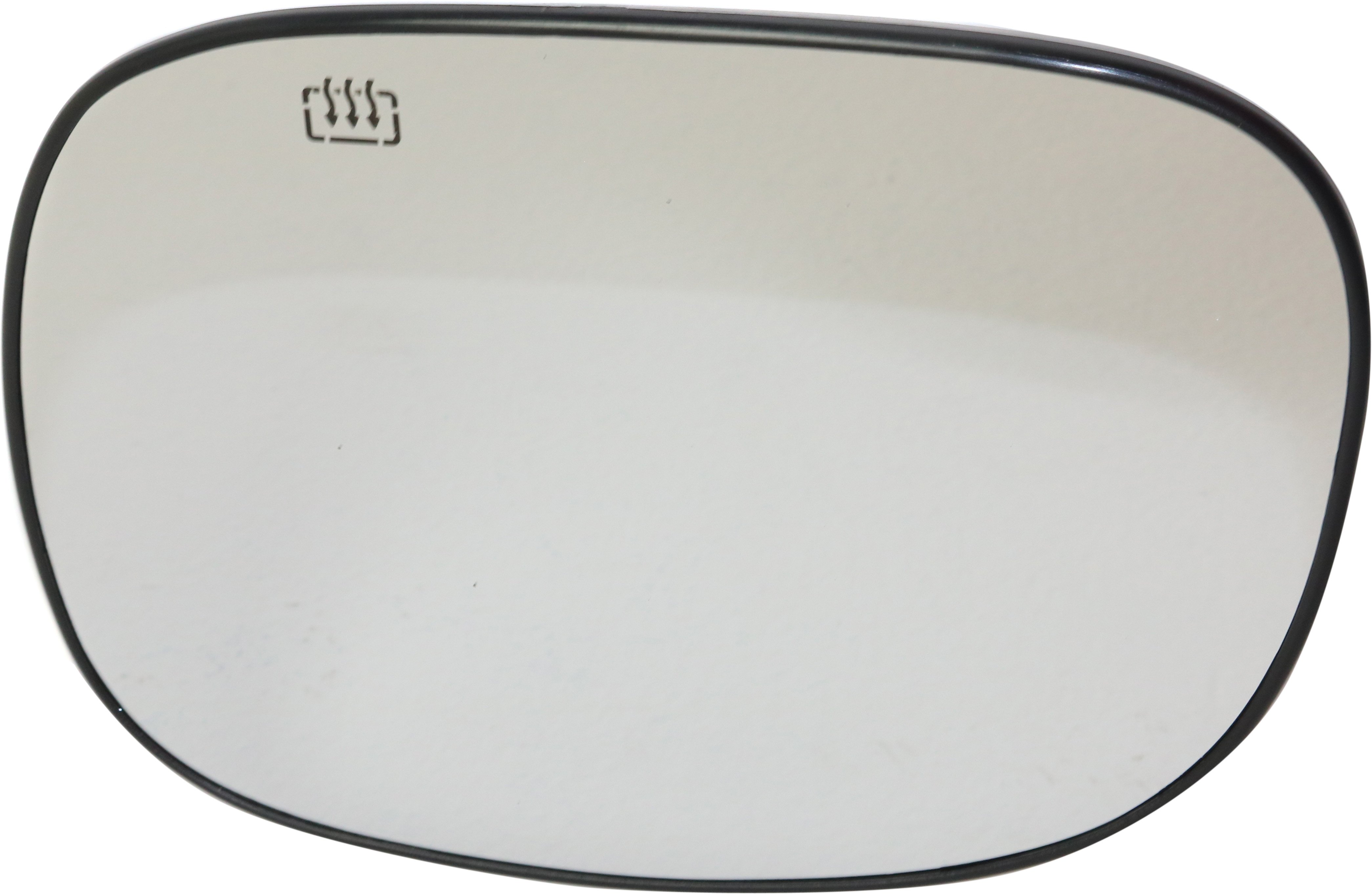 Mirror Glass for Ford Expedition 1997-2002, Left (Driver), Non-Towing, Heated, without Signal Light, with Backing Plate, Replacement