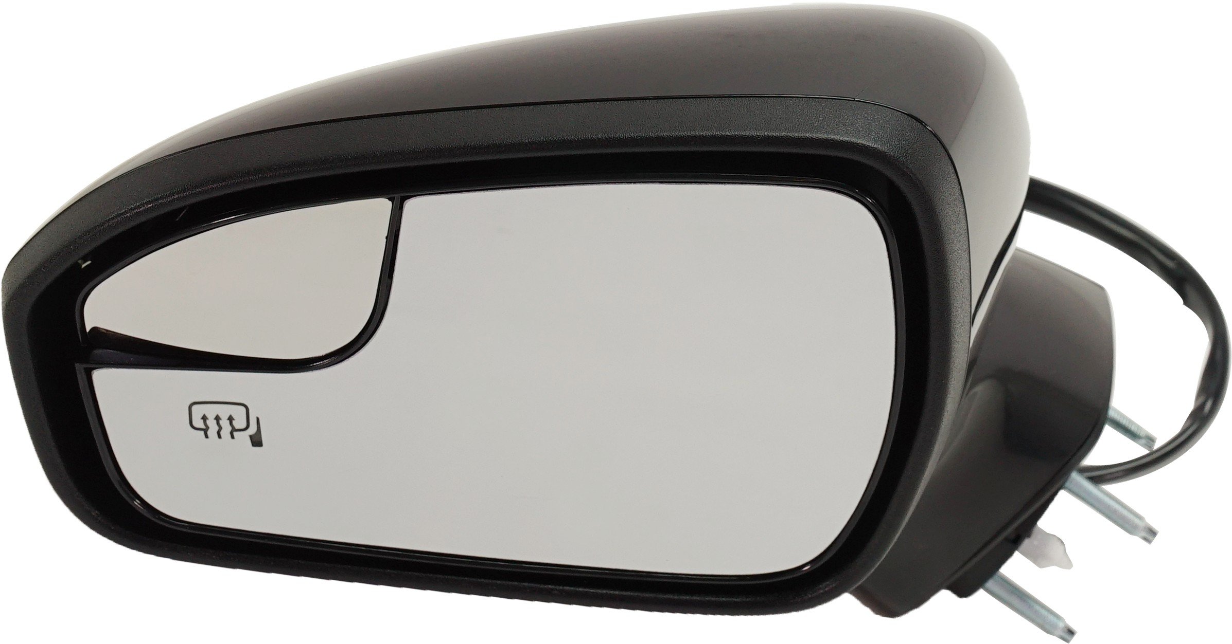 Power Mirror for Ford Fusion 2018-2020, Left (Driver) Side, Manual Folding, Heated, Paintable, with Memory, Puddle Light and Signal Light, without Blind Spot Detection, Replacement