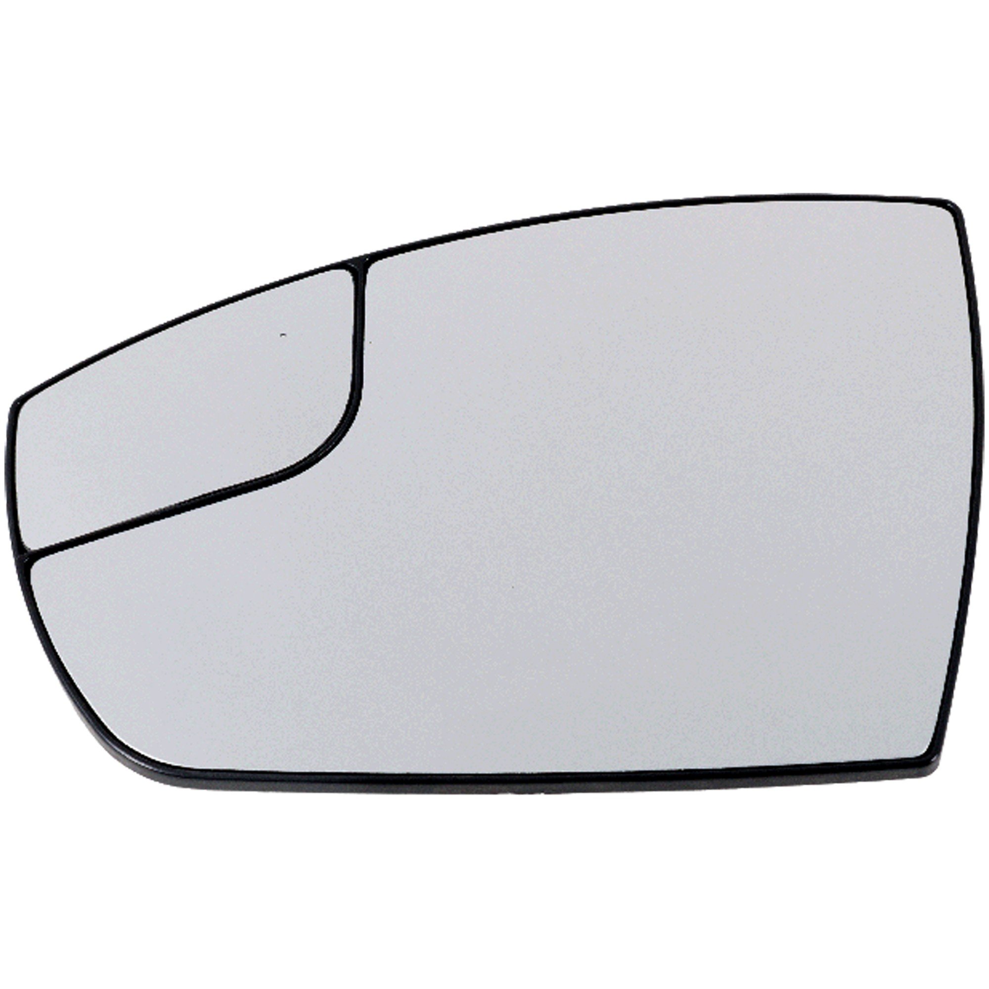 Mirror Glass for Ford Escape 2013-2016, Ford C-MAX 2013-2018, Left (Driver) Side, Non-Heated, with Spotter Glass, without Auto-Dimming, Memory, Replacement