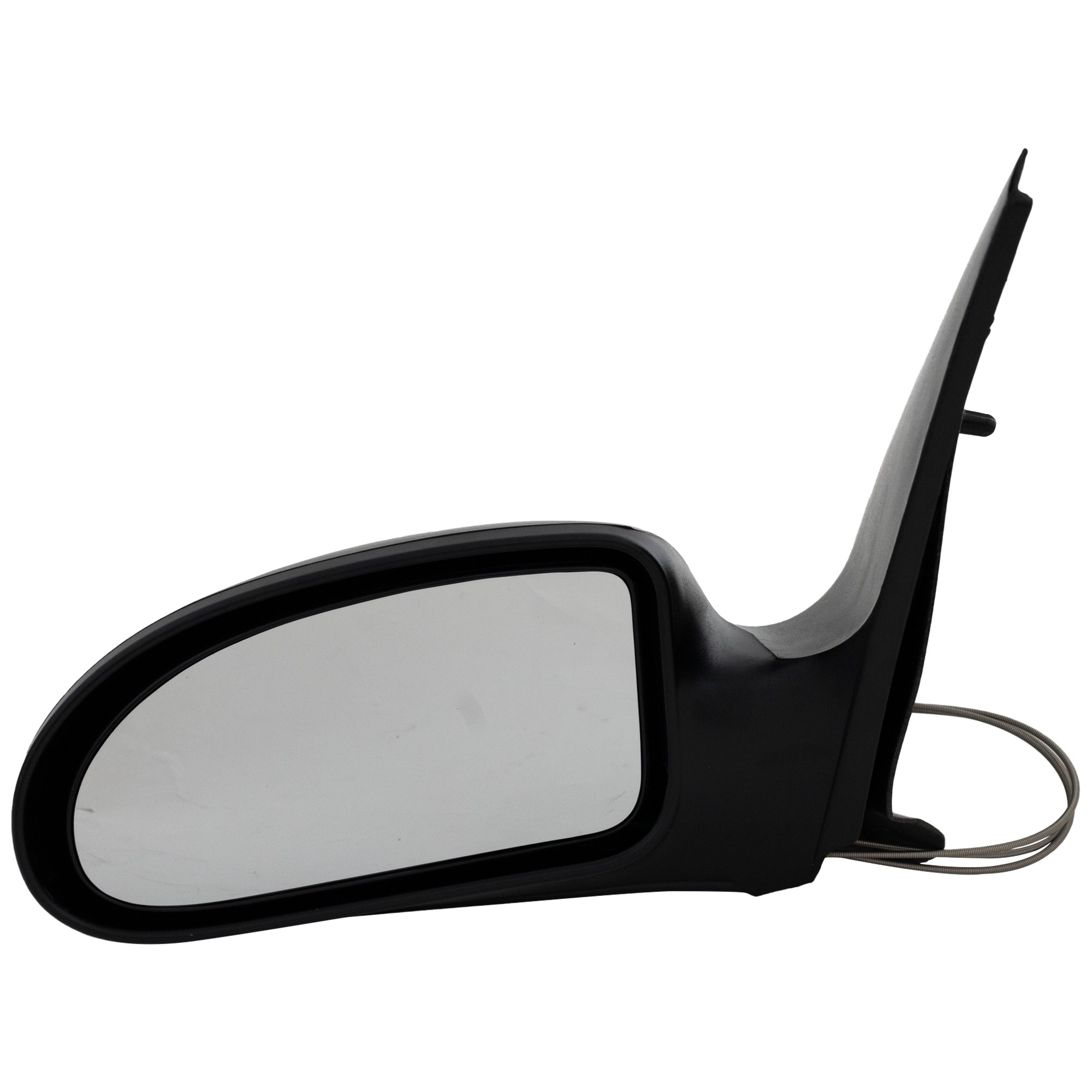 Manual Remote Non-Folding Non-Heated Textured Mirror for Ford Focus 2003-2007, Left (Driver), Replacement