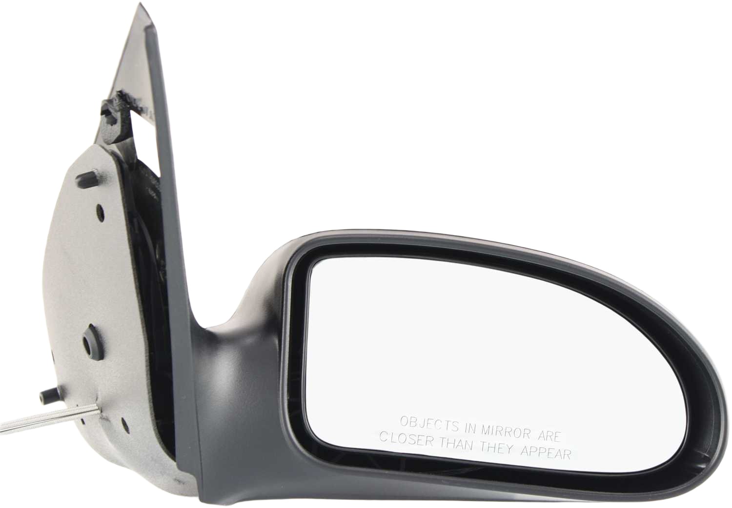 Manual Remote Right (Passenger) Mirror for Ford Focus 2003-2007, Non-Folding, Non-Heated, Textured, Replacement